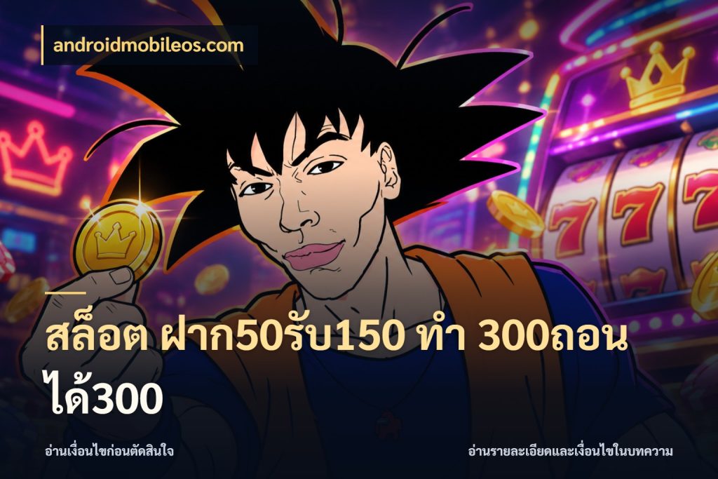 สล็อต ฝาก50รับ150 ทํา 300ถอนได้300 โปรกับเกมที่ชอบเลือกให้ตรงสไตล์ สไตล์ androidmobileos.com