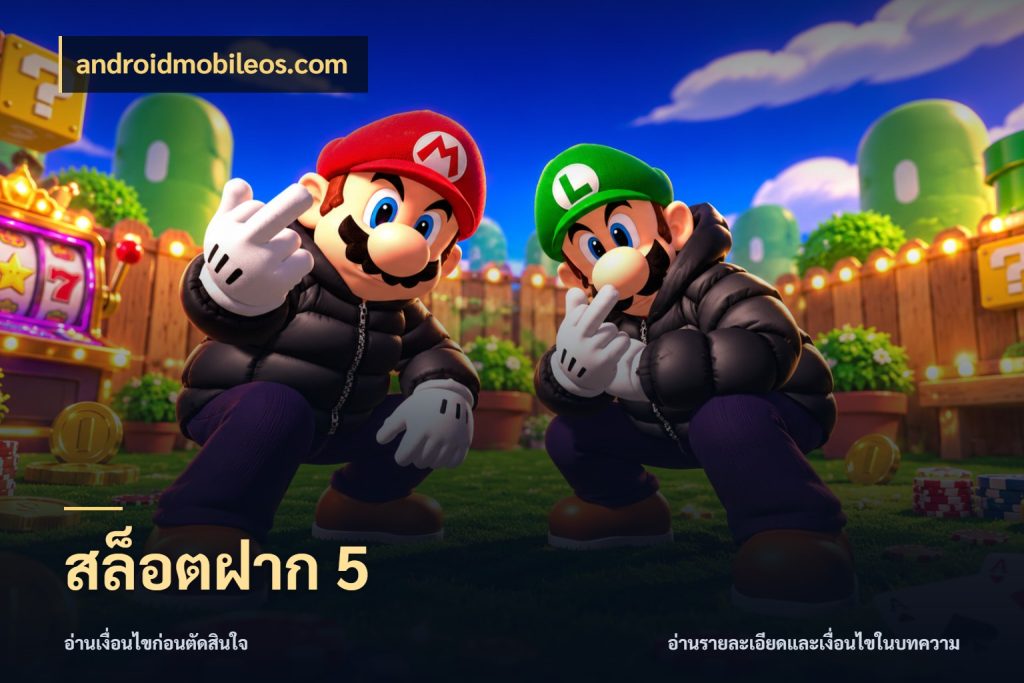 สล็อตฝาก 5 จำนวนเริ่มต้นกับสไตล์เกมที่ชอบ สไตล์ androidmobileos.com