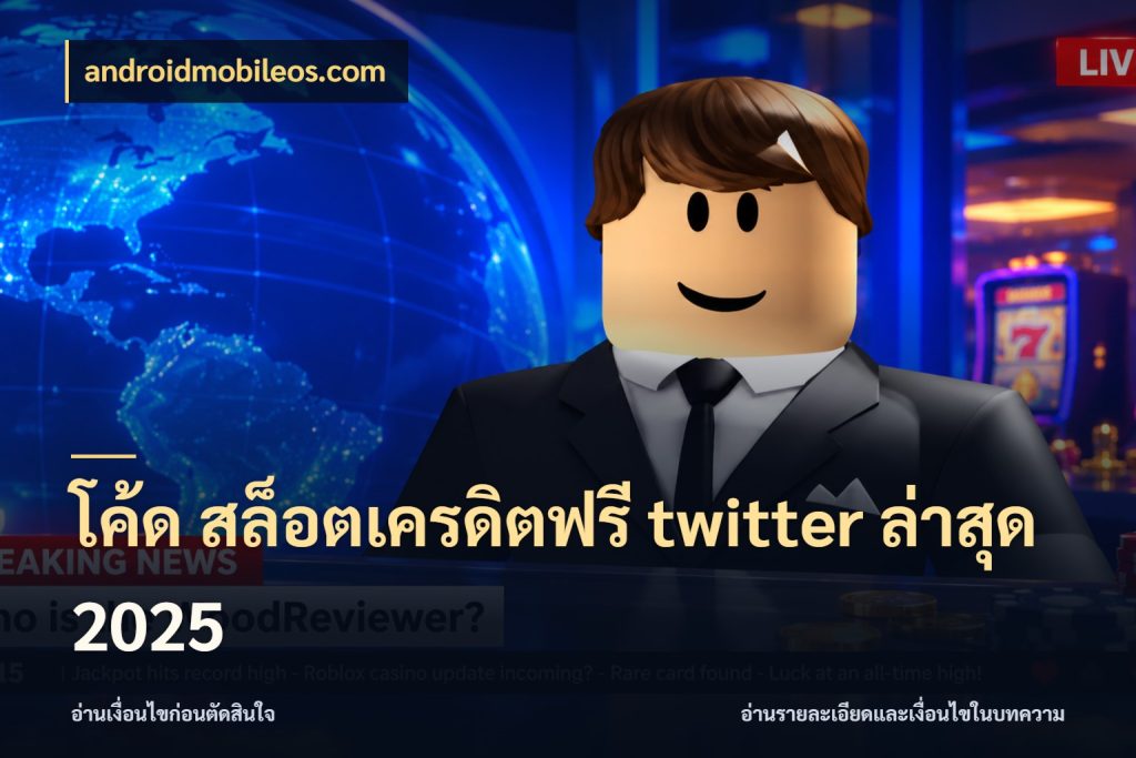 โค้ด สล็อตเครดิตฟรี twitter ล่าสุด 2025 androidmobileos.com สายโบนัสเลือกมุมเครดิตให้ตรงสไตล์
