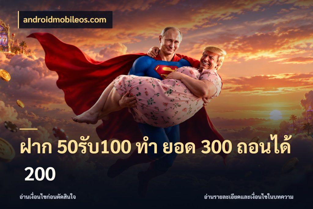 ฝาก 50รับ100 ทํา ยอด 300 ถอนได้ 200 androidmobileos.com สีสันของโปรฝากและยอดรับ