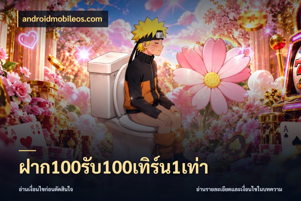 ฝาก100รับ100เทิร์น1เท่า รูปแบบโบนัสกับสิทธิ์ของสายเกม ในมุม androidmobileos.com