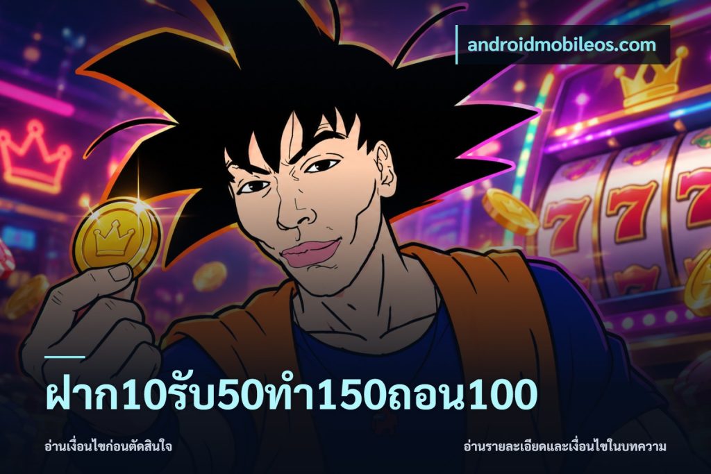 ฝาก10รับ50ทํา150ถอน100