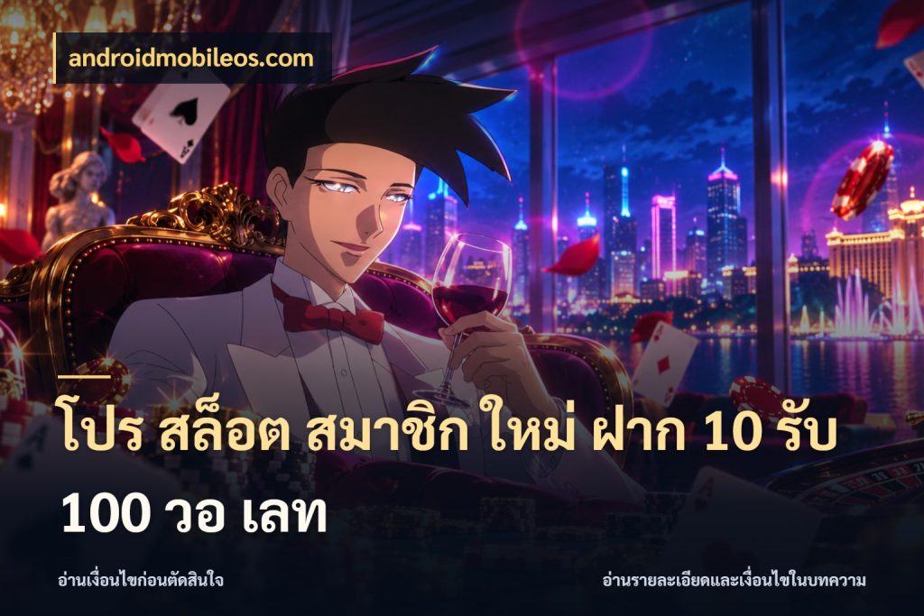 โปร สล็อต สมาชิก ใหม่ ฝาก 10 รับ 100 วอ เลท สายโบนัสเลือกจังหวะสนุกได้อย่างไร สไตล์ androidmobileos.com
