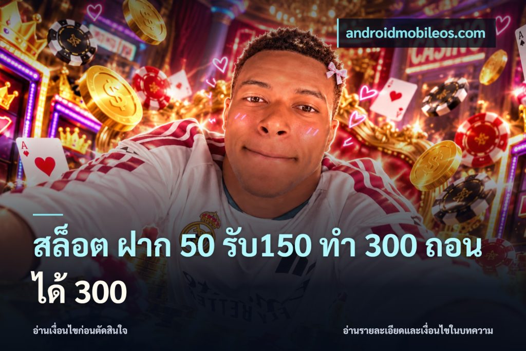 สล็อต ฝาก 50 รับ150 ทํา 300 ถอนได้ 300