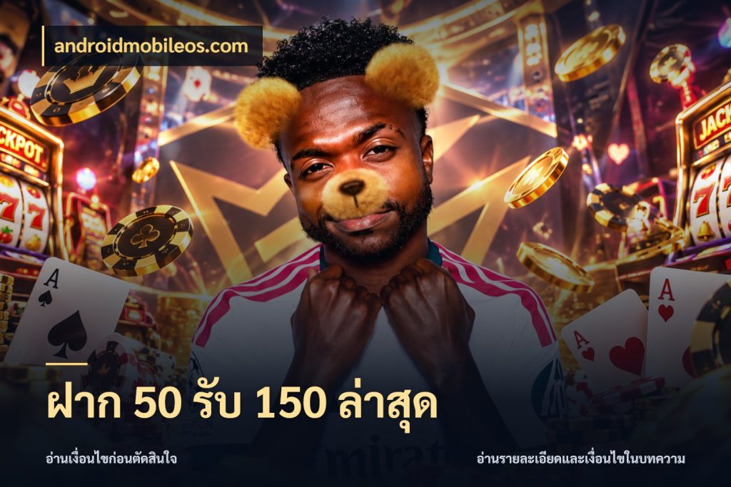 ฝาก 50 รับ 150 ล่าสุด จุดเด่นของเครดิตที่คนชอบเกมอยากรู้ กับ androidmobileos.com
