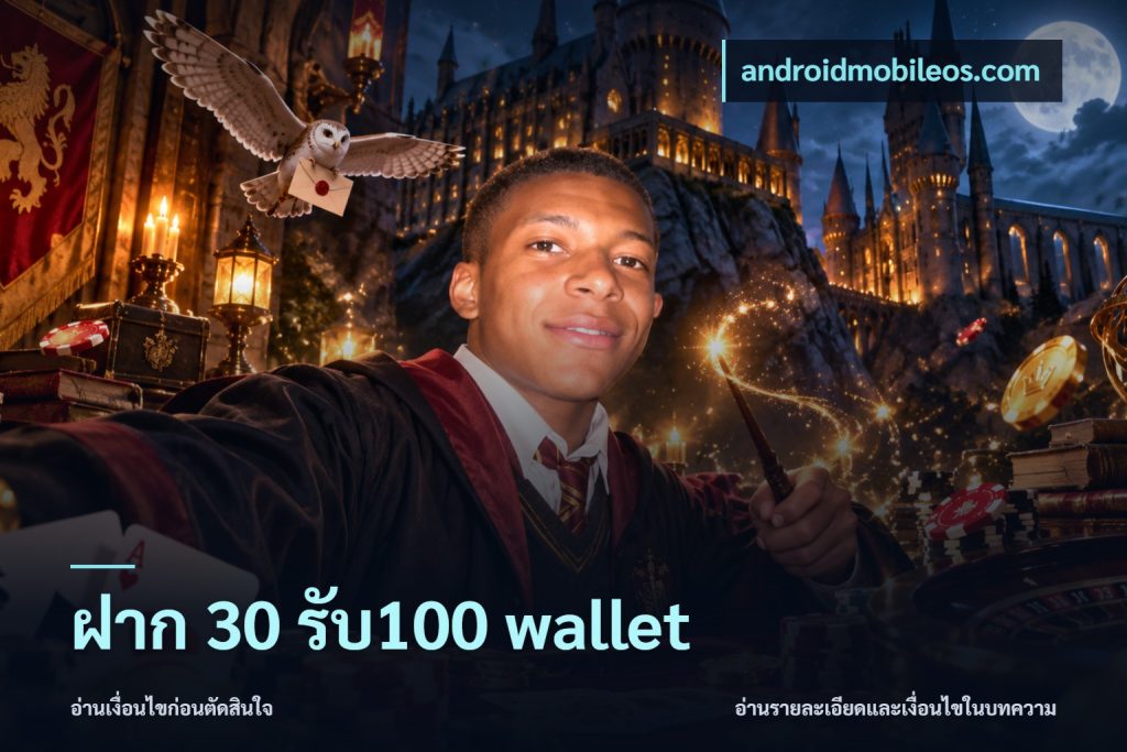 ฝาก 30 รับ100 wallet