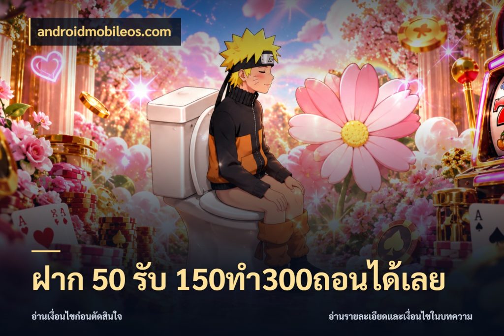 ฝาก 50 รับ 150ทำ300ถอนได้เลย androidmobileos.com สนุกกับตัวเลือกโปรในสไตล์ของคุณ