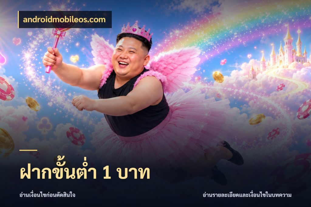 ฝากขั้นต่ำ 1 บาท จัดจังหวะสนุกให้เข้ากับงบที่ตั้งไว้ สไตล์ androidmobileos.com