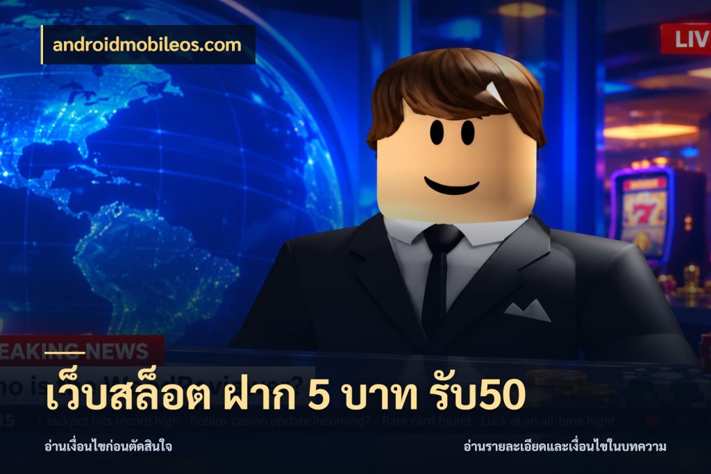 เว็บสล็อต ฝาก 5 บาท รับ50 เปิดมุมโปรให้เข้ากับเกมแนวโปรด กับ androidmobileos.com