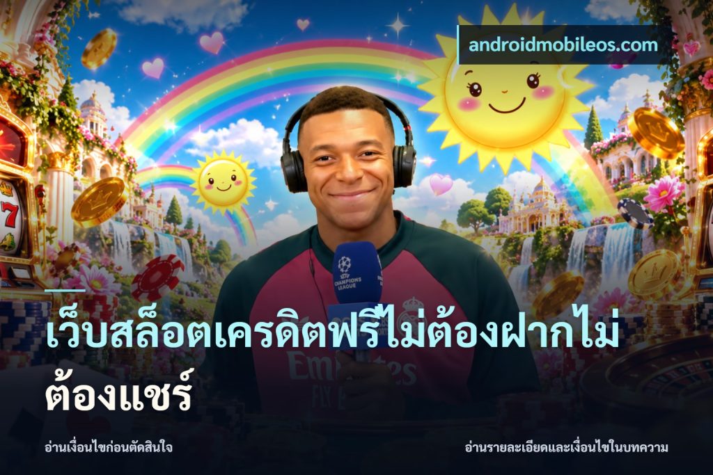 เว็บสล็อตเครดิตฟรีไม่ต้องฝากไม่ต้องแชร์