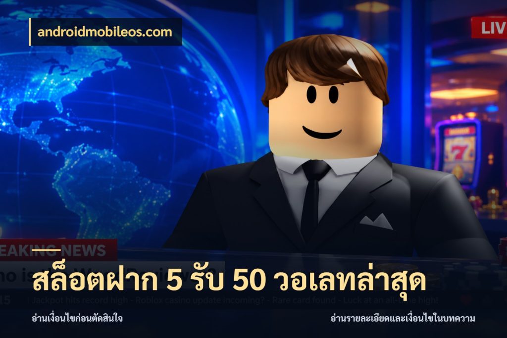 สล็อตฝาก 5 รับ 50 วอเลทล่าสุด androidmobileos.com จับประเด็นยอดรับก่อนเลือกความสนุก