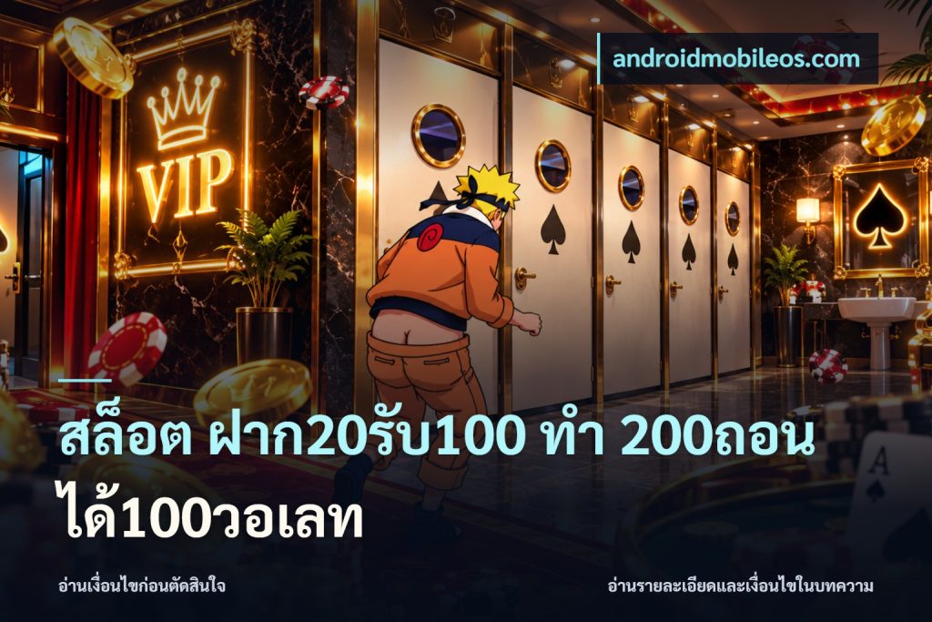 สล็อต ฝาก20รับ100 ทํา 200ถอนได้100วอเลท