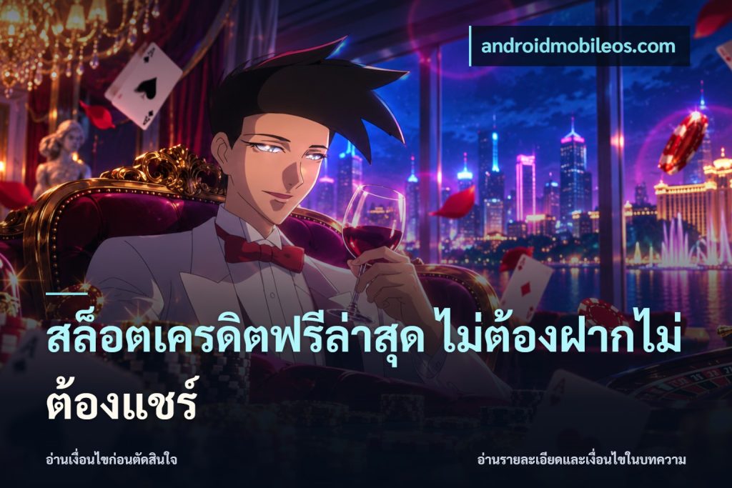 สล็อตเครดิตฟรีล่าสุด ไม่ต้องฝากไม่ต้องแชร์