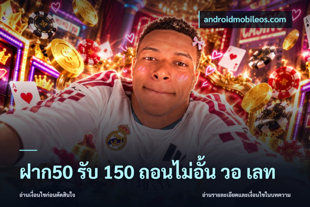 ฝาก50 รับ 150 ถอนไม่อั้น วอ เลท