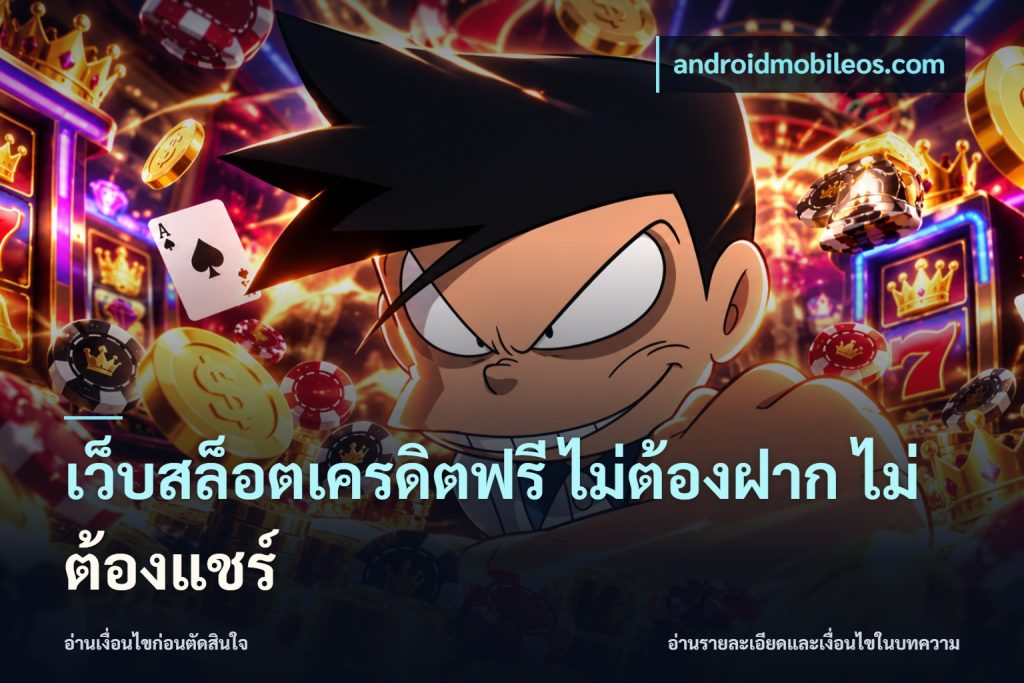 เว็บสล็อตเครดิตฟรี ไม่ต้องฝาก ไม่ต้องแชร์