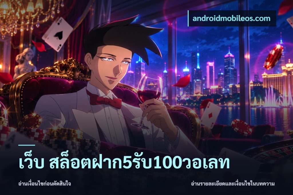 เว็บ สล็อตฝาก5รับ100วอเลท