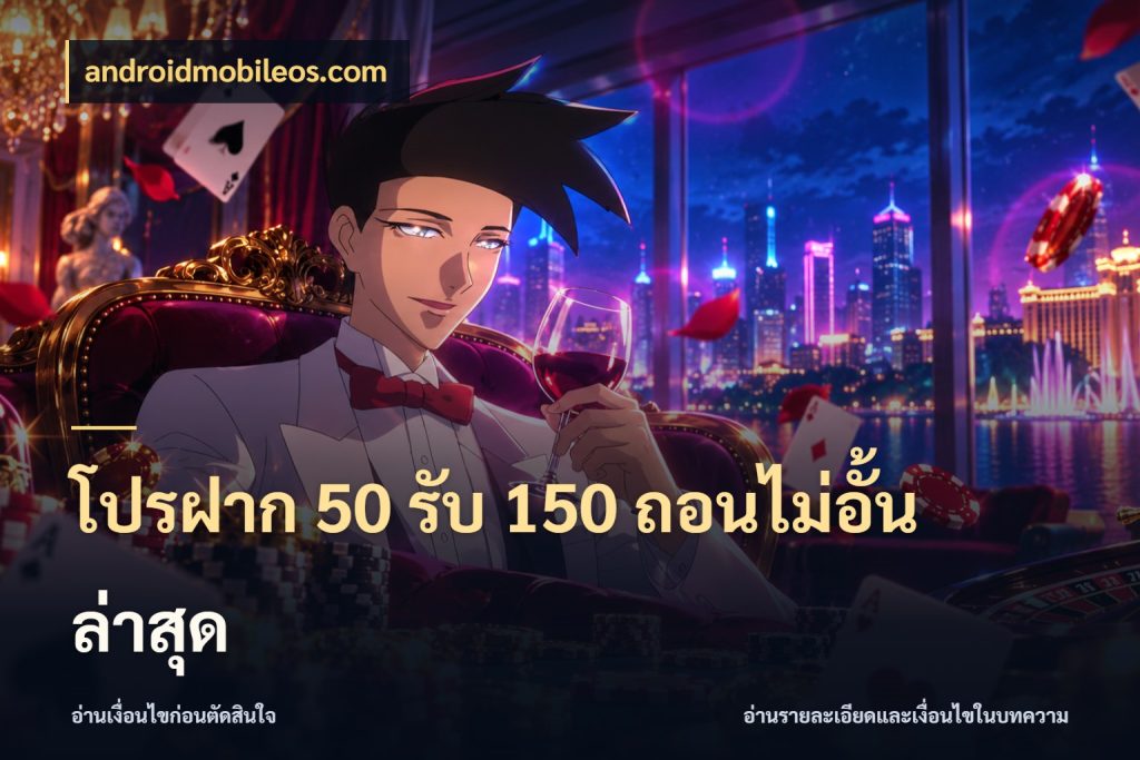 โปรฝาก 50 รับ 150 ถอนไม่อั้นล่าสุด จุดเด่นของเครดิตที่คนชอบเกมอยากรู้ สไตล์ androidmobileos.com