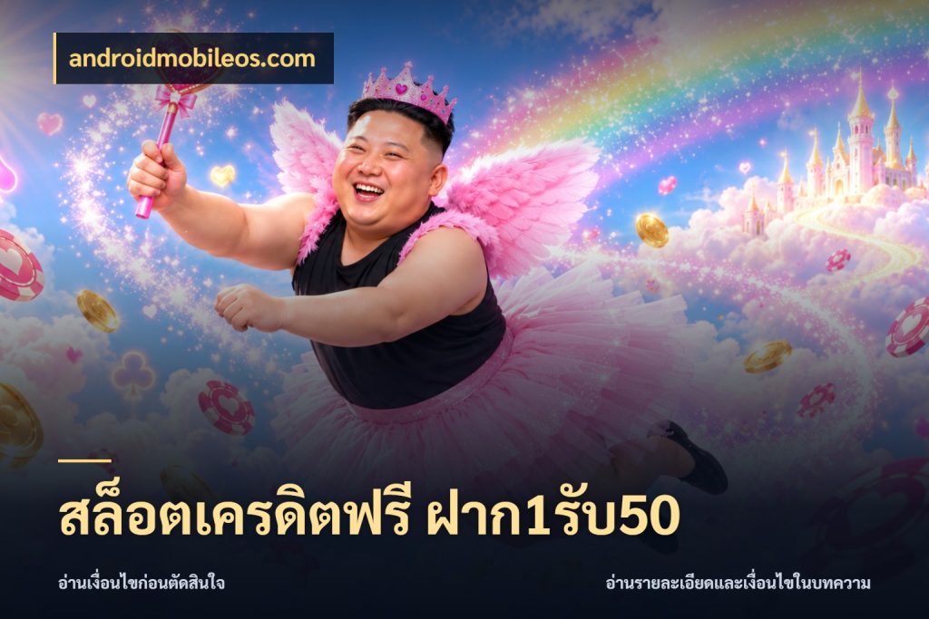สล็อตเครดิตฟรี ฝาก1รับ50 จับประเด็นยอดรับก่อนเลือกความสนุก ในมุม androidmobileos.com