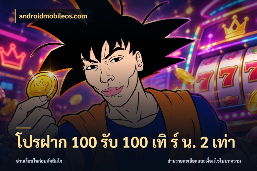 โปรฝาก 100 รับ 100 เทิ ร์ น. 2 เท่า androidmobileos.com รูปแบบโบนัสกับสิทธิ์ของสายเกม