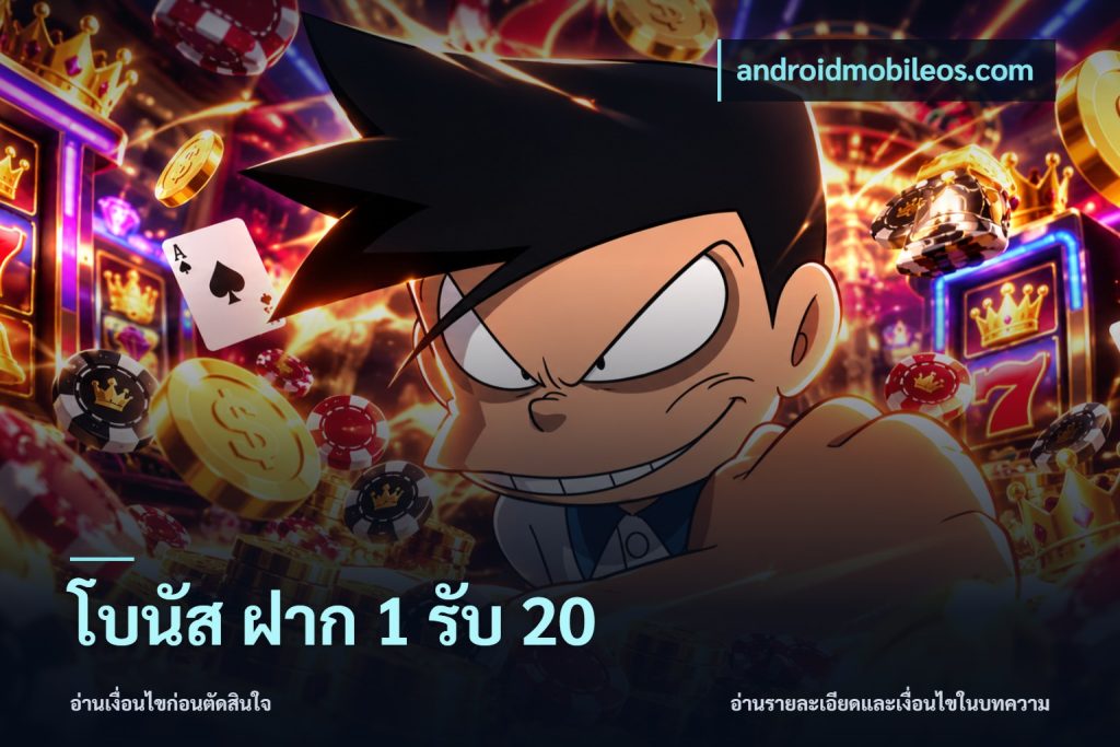 โบนัส ฝาก 1 รับ 20