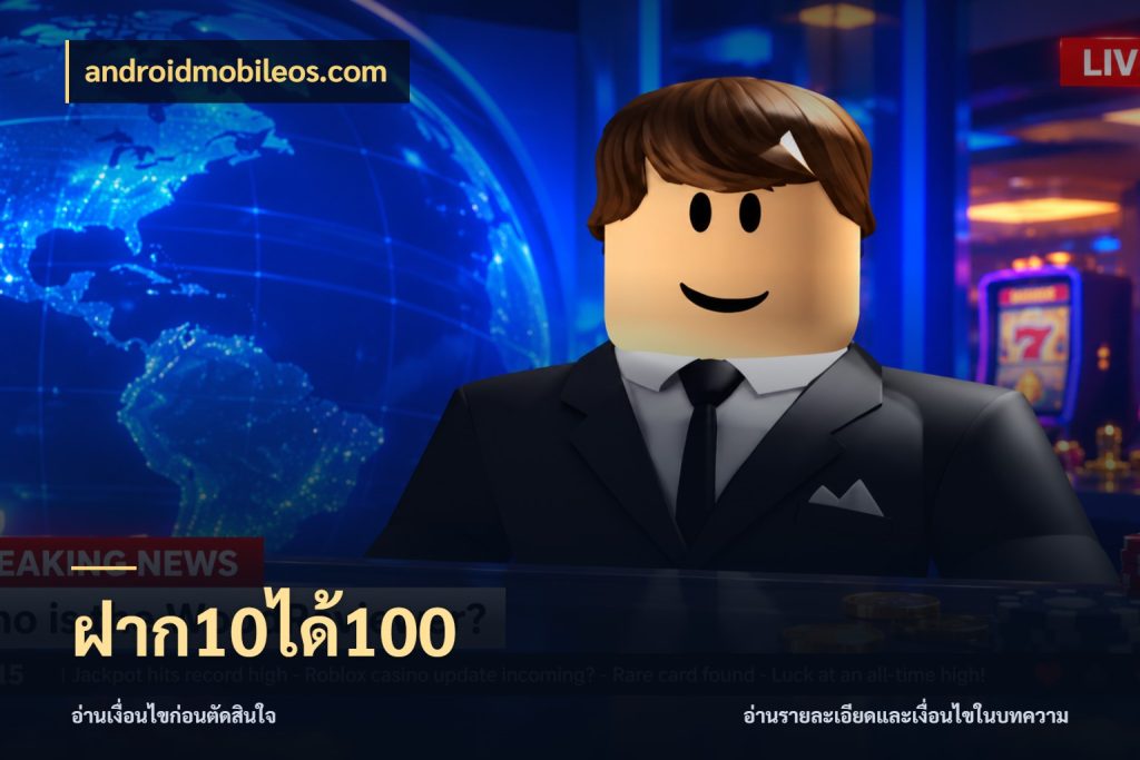 ฝาก10ได้100 เครดิตกับรูปแบบโปรที่ตรงใจ ในมุม androidmobileos.com