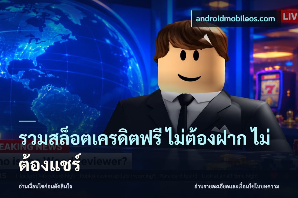 รวมสล็อตเครดิตฟรี ไม่ต้องฝาก ไม่ต้องแชร์