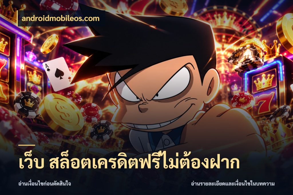 เว็บ สล็อตเครดิตฟรีไม่ต้องฝาก สิทธิ์ที่สายโบนัสสนใจกับวิธีรับ กับ androidmobileos.com