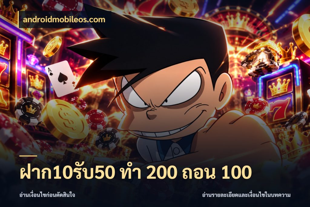 ฝาก10รับ50 ทํา 200 ถอน 100 androidmobileos.com เครดิตกับรูปแบบโปรที่ตรงใจ