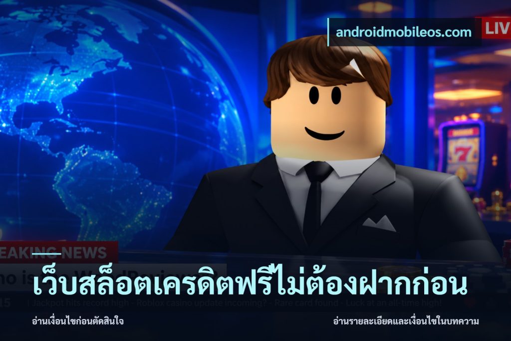 เว็บสล็อตเครดิตฟรีไม่ต้องฝากก่อน