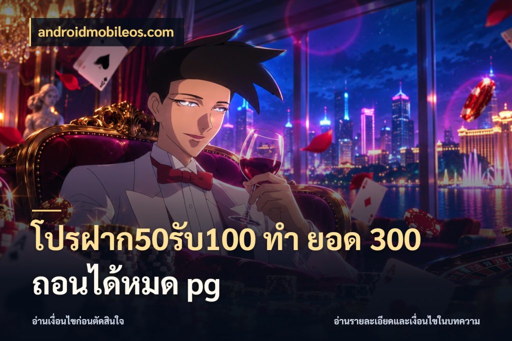 โปรฝาก50รับ100 ทํา ยอด 300 ถอนได้หมด pg โปรกับเกมที่ชอบเลือกให้ตรงสไตล์ กับ androidmobileos.com