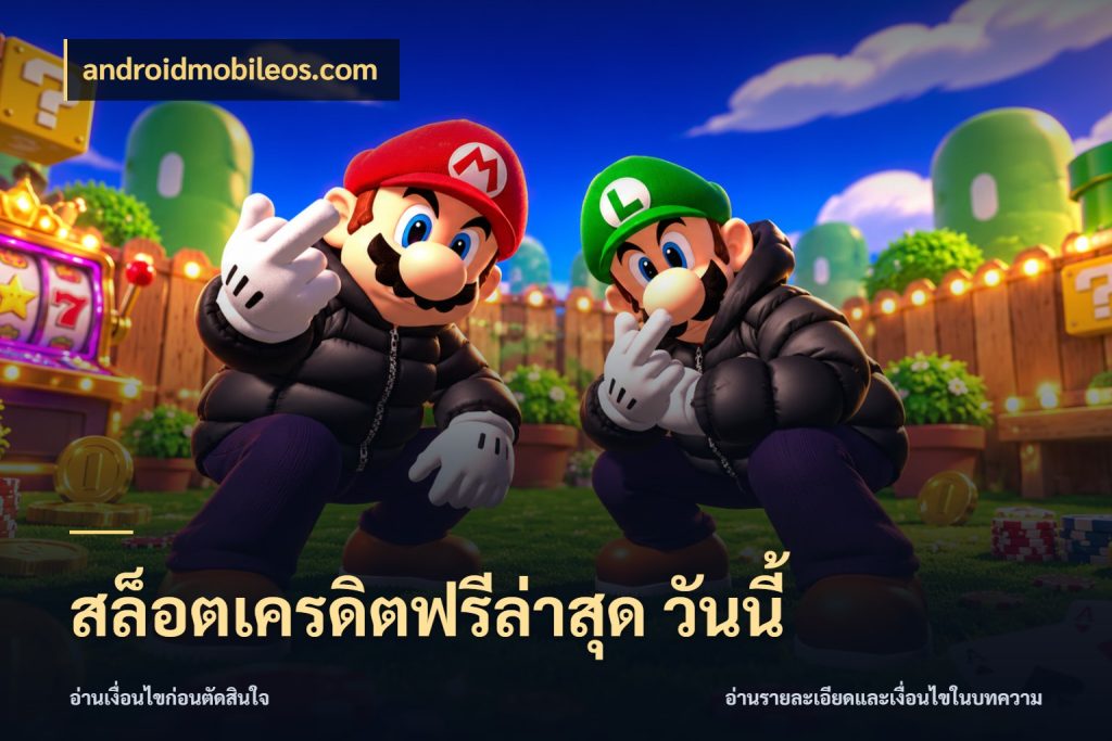 สล็อตเครดิตฟรีล่าสุด วันนี้ เครดิตฟรีกับจังหวะลุ้นที่คุณเลือก กับ androidmobileos.com
