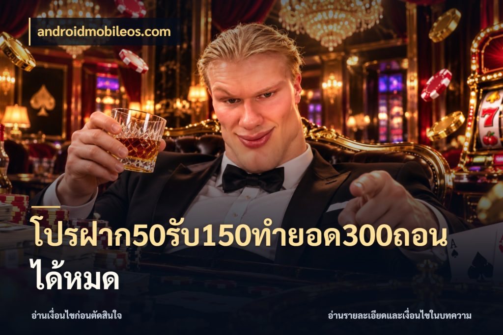 โปรฝาก50รับ150ทํายอด300ถอนได้หมด จุดเด่นของเครดิตที่คนชอบเกมอยากรู้ สไตล์ androidmobileos.com
