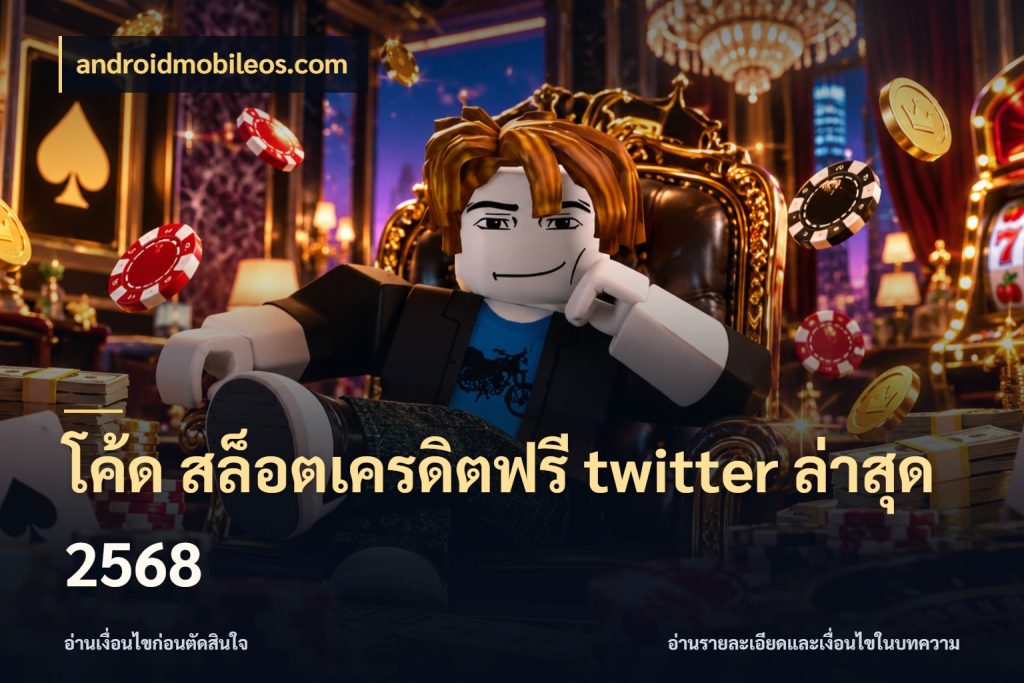 โค้ด สล็อตเครดิตฟรี twitter ล่าสุด 2568 androidmobileos.com เครดิตฟรีในมุมที่สายโบนัสสนใจ