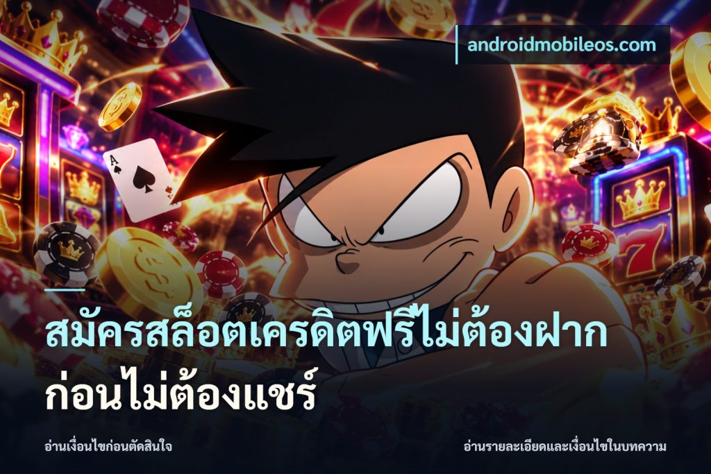 สมัครสล็อตเครดิตฟรีไม่ต้องฝากก่อนไม่ต้องแชร์