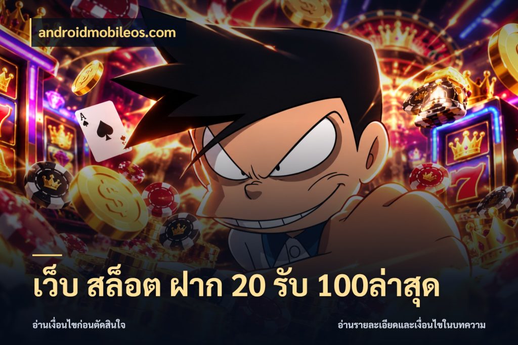 เว็บ สล็อต ฝาก 20 รับ 100ล่าสุด โปรยอดรับที่สายเกมสนใจ สไตล์ androidmobileos.com