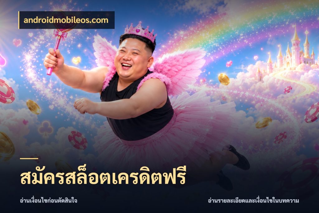 สมัครสล็อตเครดิตฟรี เลือกสไตล์ความสนุกจากรูปแบบเครดิต ในมุม androidmobileos.com