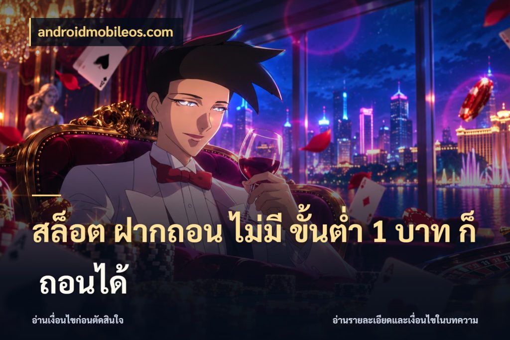 สล็อต ฝากถอน ไม่มี ขั้นต่ำ 1 บาท ก็ ถอนได้ ทุนเบาก็มีสีสันในจังหวะของคุณ กับ androidmobileos.com