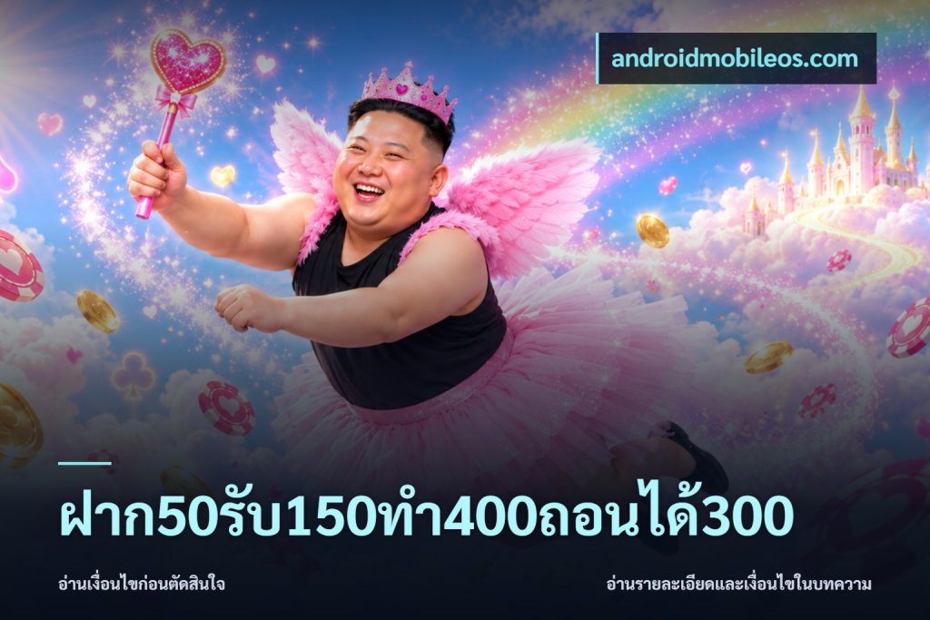 ฝาก50รับ150ทํา400ถอนได้300