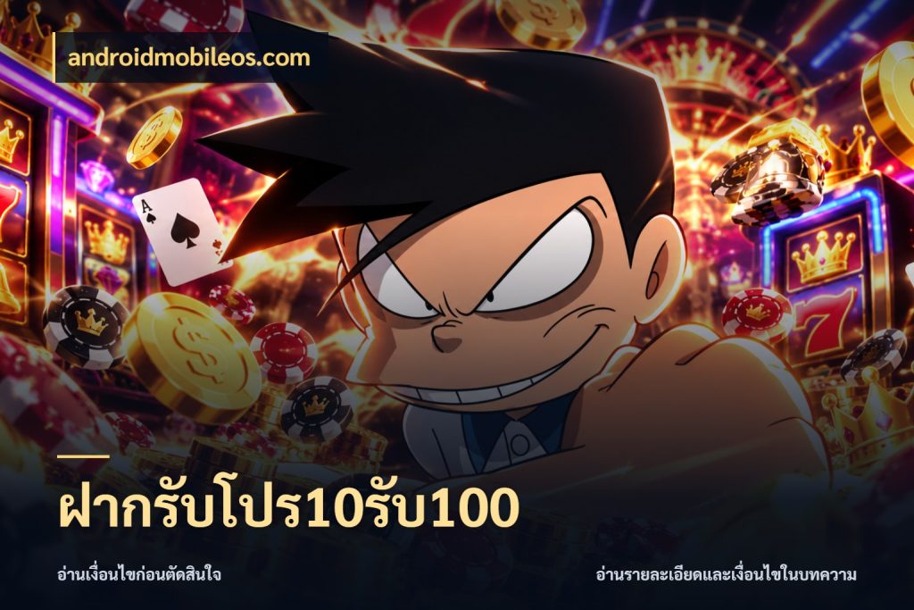 ฝากรับโปร10รับ100 จับประเด็นยอดรับก่อนเลือกความสนุก กับ androidmobileos.com