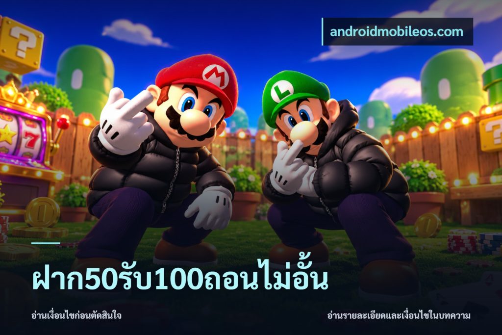 ฝาก50รับ100ถอนไม่อั้น