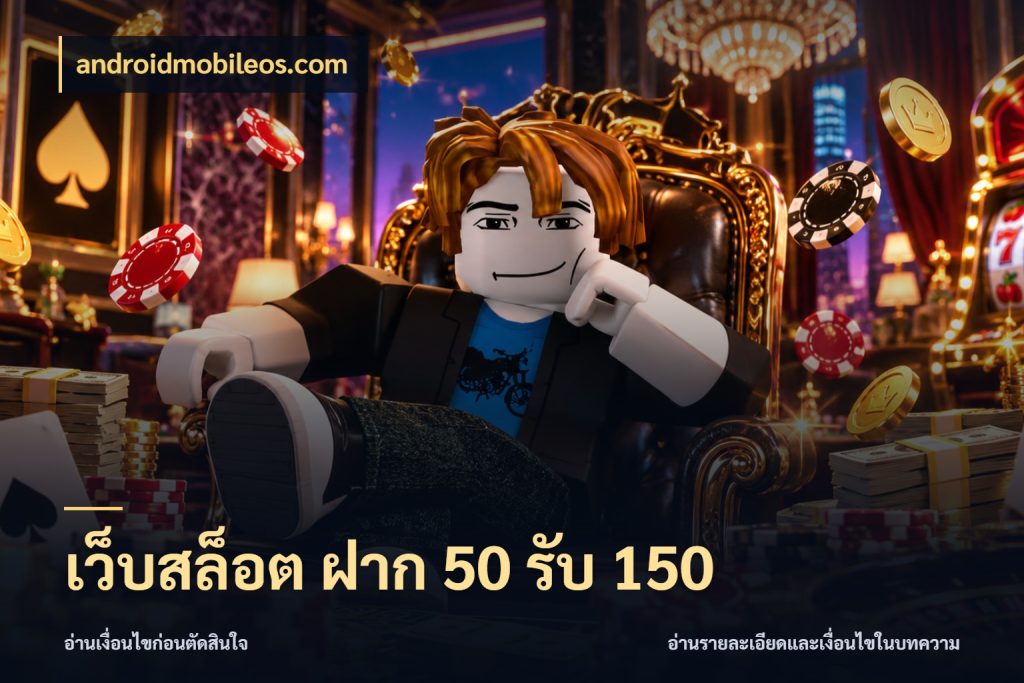เว็บสล็อต ฝาก 50 รับ 150 สีสันของโปรฝากและยอดรับ สไตล์ androidmobileos.com