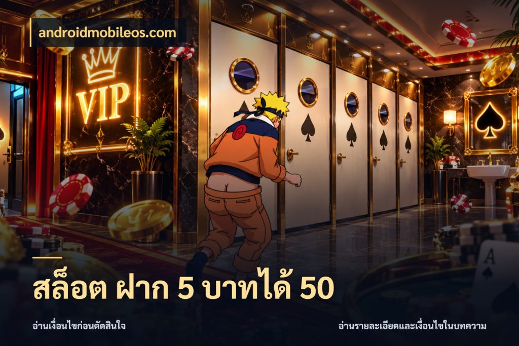 สล็อต ฝาก 5 บาทได้ 50 จับคู่โบนัสกับสไตล์เกมที่ชอบ กับ androidmobileos.com