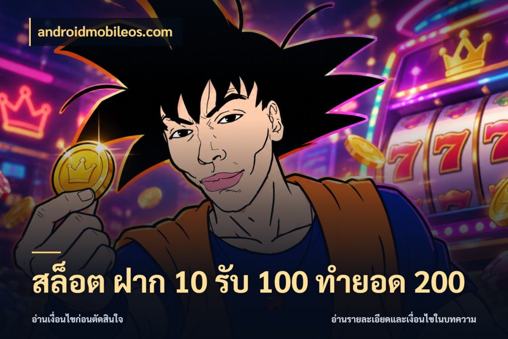 สล็อต ฝาก 10 รับ 100 ทำยอด 200 androidmobileos.com สนุกกับตัวเลือกโปรในสไตล์ของคุณ