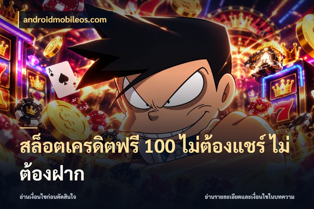 สล็อตเครดิตฟรี 100 ไม่ต้องแชร์ ไม่ต้องฝาก สายโบนัสเลือกมุมเครดิตให้ตรงสไตล์ สไตล์ androidmobileos.com