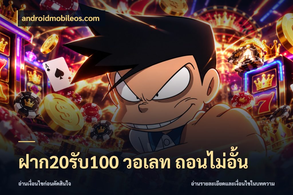 ฝาก20รับ100 วอเลท ถอนไม่อั้น androidmobileos.com ยอดฝากและยอดรับในมุมของคนชอบลุ้น
