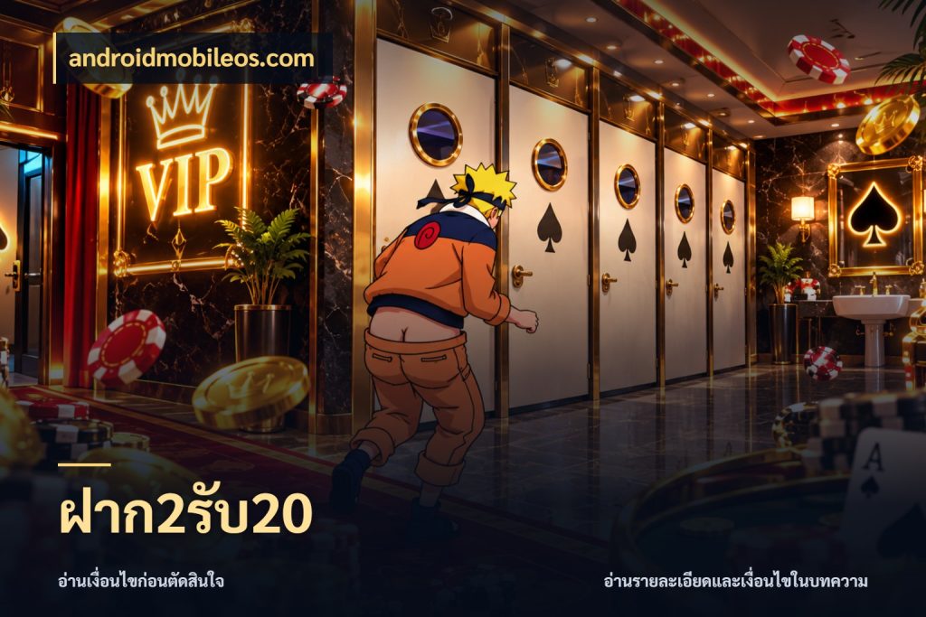 ฝาก2รับ20 จับคู่โบนัสกับสไตล์เกมที่ชอบ ในมุม androidmobileos.com