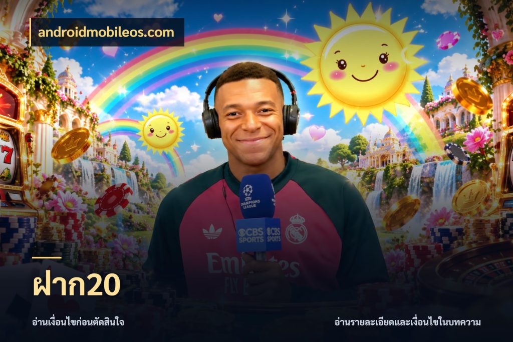 ฝาก20 จำนวนเริ่มต้นกับสไตล์เกมที่ชอบ กับ androidmobileos.com