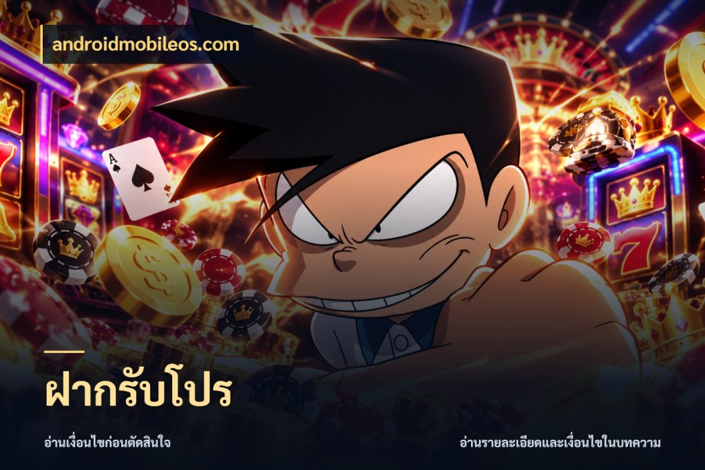 ฝากรับโปร เปิดมุมโปรให้เข้ากับเกมแนวโปรด กับ androidmobileos.com