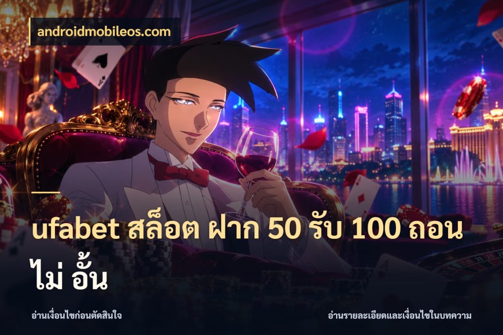 ufabet สล็อต ฝาก 50 รับ 100 ถอน ไม่ อั้น เครดิตกับรูปแบบโปรที่ตรงใจ สไตล์ androidmobileos.com