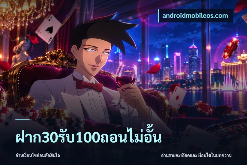 ฝาก30รับ100ถอนไม่อั้น